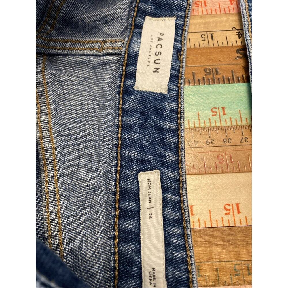 ZARA Pac Sun Women's 24 00 High Rise Jegging Distressed Lot of 2 Jeans Denim - Picture 7 of 14